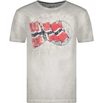 Vêtements Homme T-shirts & Polos Geographical Norway JAPORAL Gris
