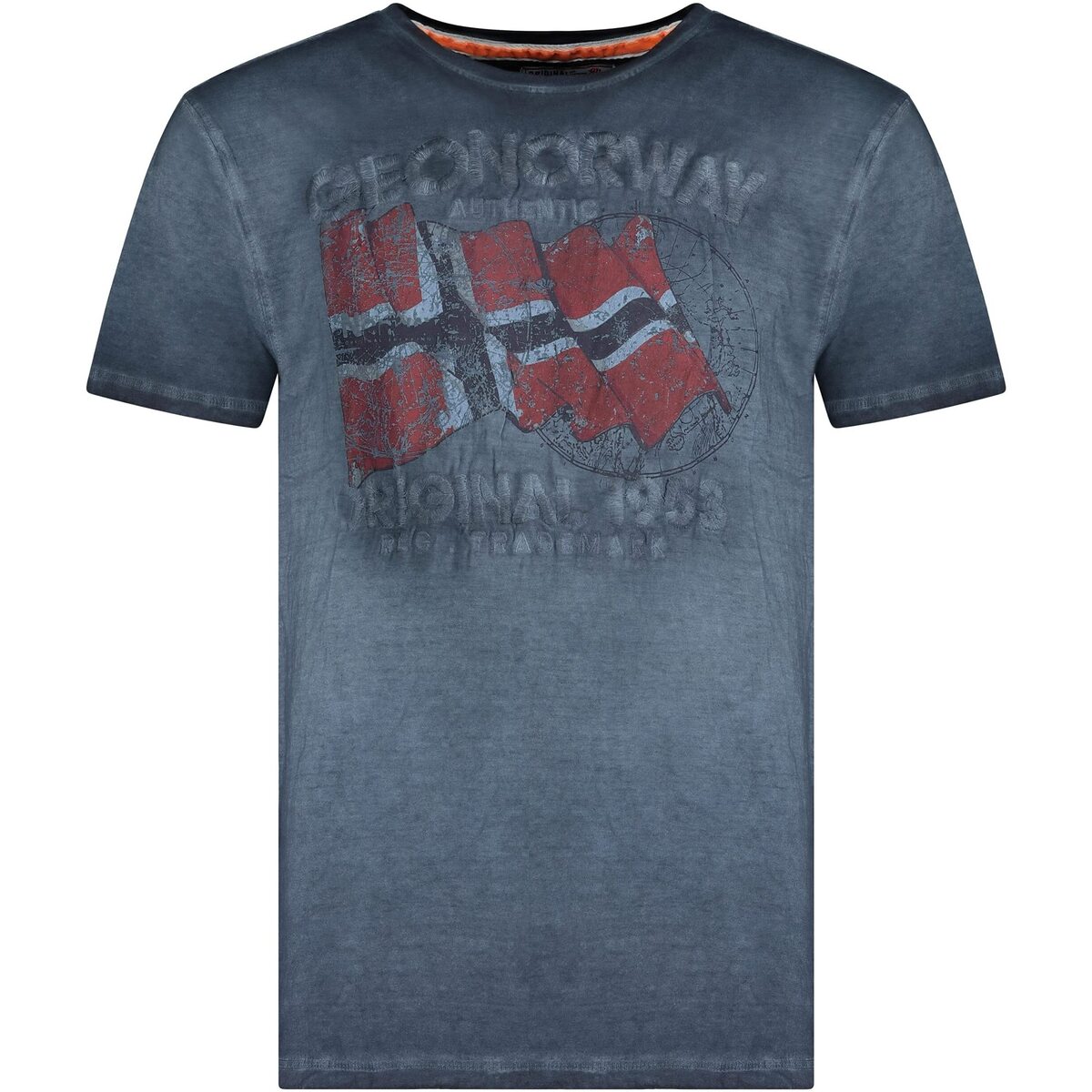 Vêtements Homme T-shirts & Polos Geographical Norway JAPORAL Marine