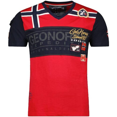 Vêtements Homme Polaires Geographical Norway JARADOCK Rouge
