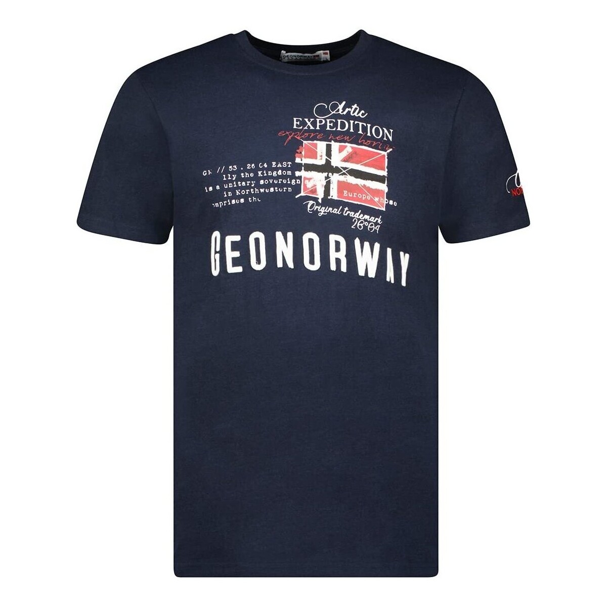 Vêtements Homme T-shirts & Polos Geographical Norway JASON Marine