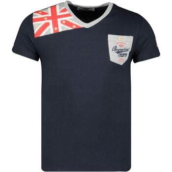 Vêtements Homme T-shirts Turtleneck & Polos Geographical Norway JENGLAND Marine