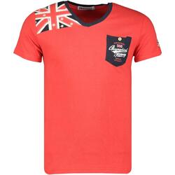 Vêtements Homme T-shirts & Polos Geographical Norway JENGLAND Rouge