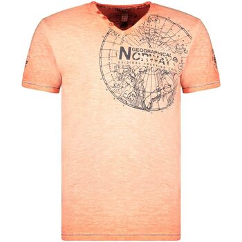 Vêtements Homme T-shirts Turtleneck & Polos Geographical Norway JIMPERABLE Orange