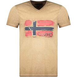 Vêtements Homme T-shirts & Polos Geographical Norway JOASIS Beige