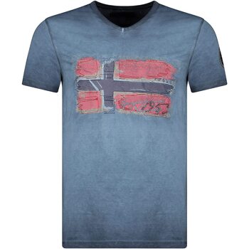 Vêtements Homme T-shirts & Polos Geographical Norway JOASIS Marine