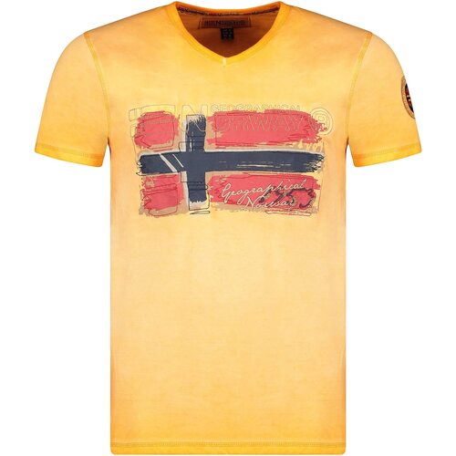 Vêtements Homme T-shirts & Polos Geographical Norway JOASIS Orange