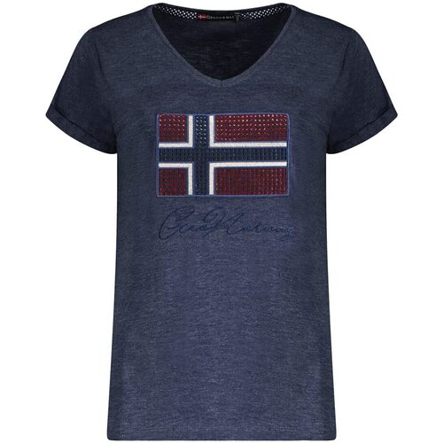 Vêtements Femme T-shirts Turtleneck & Polos Geographical Norway JOISETTE Marine