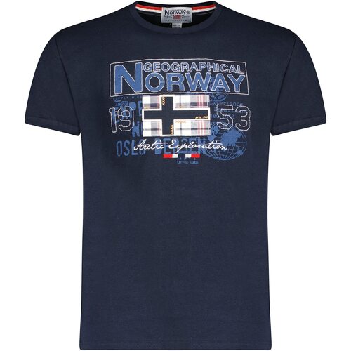 Vêtements Homme T-shirts Turtleneck & Polos Geographical Norway JOLYMPIA Marine