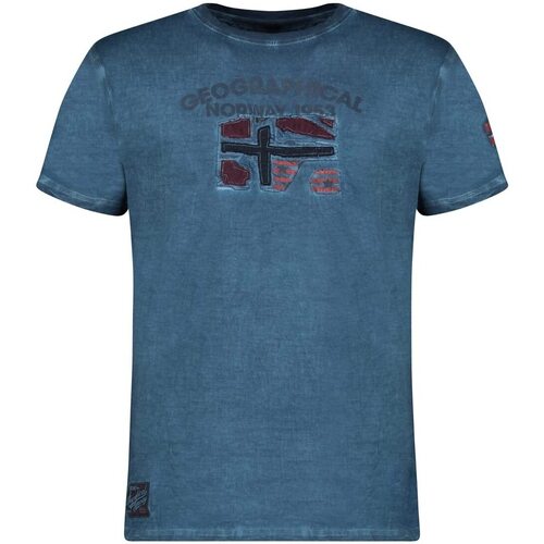 Vêtements Homme T-shirts Turtleneck & Polos Geographical Norway JOTZ Bleu