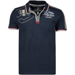 Vêtements Homme Polos manches courtes Geographical Norway KALVIN Marine