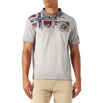 Vêtements Homme Polos manches courtes Geographical Norway KAMO Gris