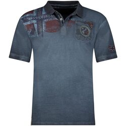 Vêtements Homme Polos manches courtes Geographical Norway KAMO Marine