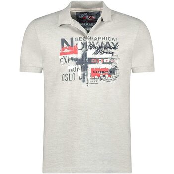 Vêtements Homme Polos manches courtes Geographical Norway KETCHUP Gris