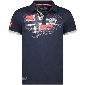 Vêtements Homme Polos manches courtes Geographical Norway KUTTA Marine