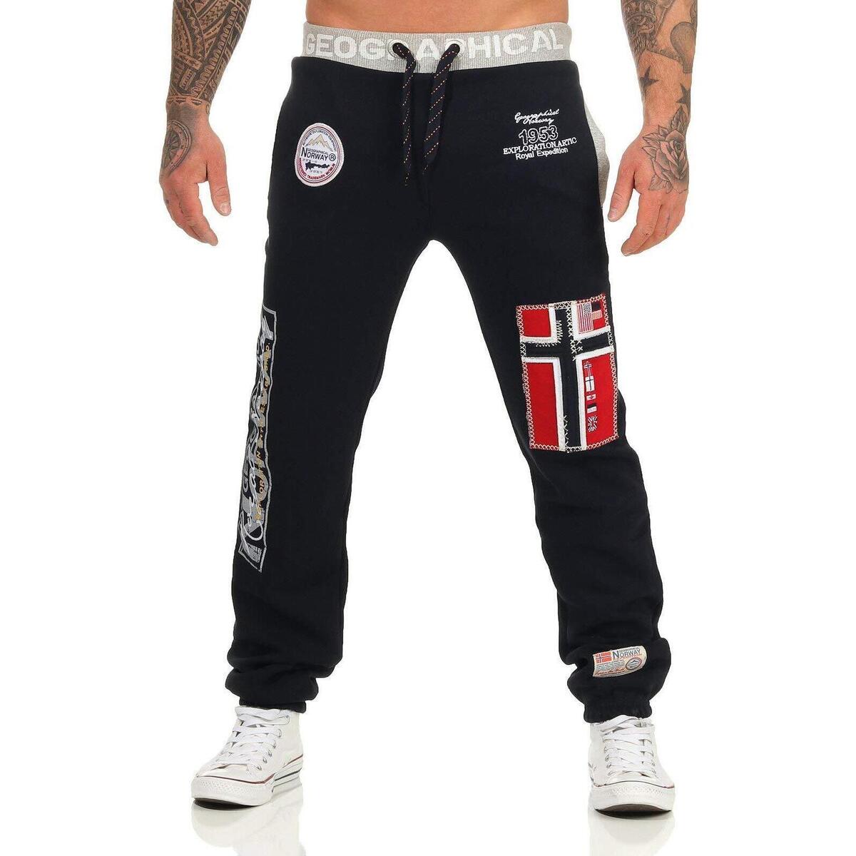 Vêtements Homme Pantalons de survêtement Geographical Norway MYER Noir