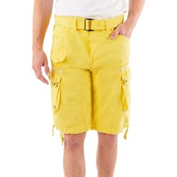 Vêtements Homme Shorts / Bermudas Geographical Norway PANORAMIQUE Jaune