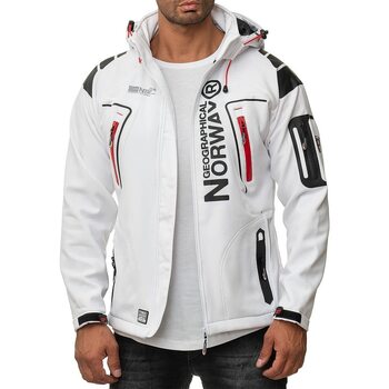 Vêtements Homme Coupes vent Geographical Norway TECHNO Blanc
