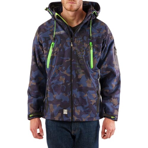 Vêtements Homme Coupes vent Geographical Norway TECHNO Kaki