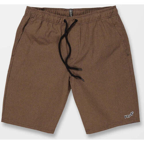 Vêtements Homme pants Shorts / Bermudas Volcom Pantalón Corto  Outer Spaced 21 - Rubber Marron