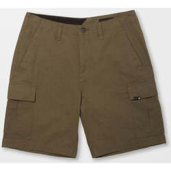 Vêtements Homme Shorts / Bermudas Volcom Pantalón Corto  March Cargo Short - Military Vert