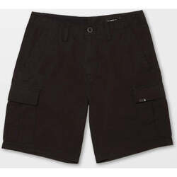 Vêtements Homme Shorts / Bermudas Volcom Pantalón Corto  March Cargo Short - Black Noir