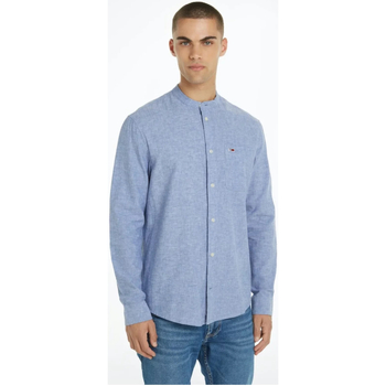 Vêtements Homme Chemises manches longues Tommy Jeans DM0DM18964 Bleu