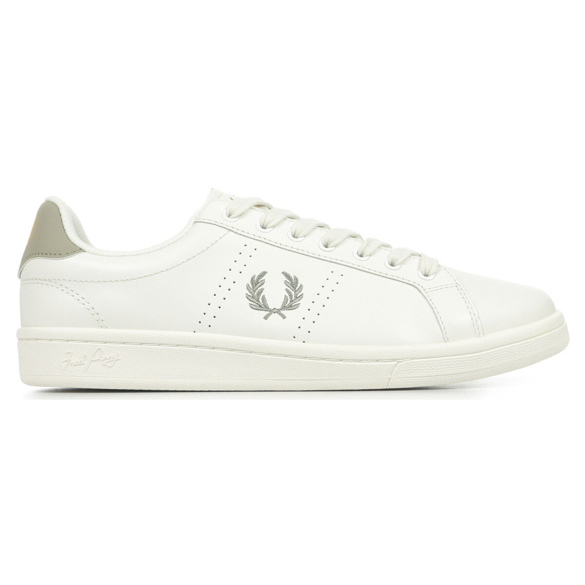 Chaussures Homme Baskets mode Fred Perry B721 Leather Blanc