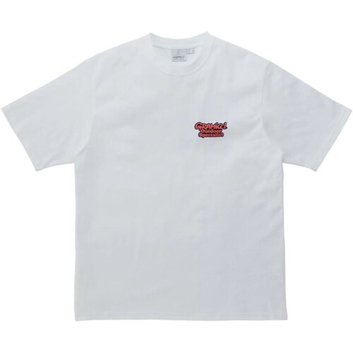 Vêtements Homme T-shirts match manches courtes Gramicci G4SU-T071 Blanc