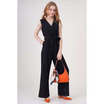 Vêtements Femme Combinaisons / Salopettes Mt Clothes Combinaison Noir