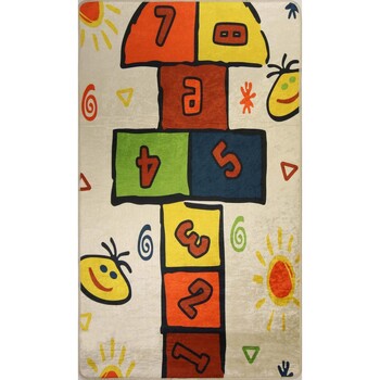 Maison & Déco Enfant Tapis Mani Textile Parure De Lit Amis 140 X 200 Multicolore