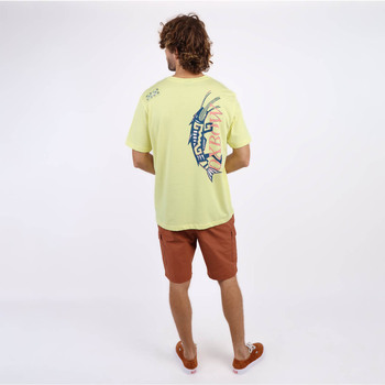 Oxbow Tee shirt manches courtes graphique THRIMP Jaune