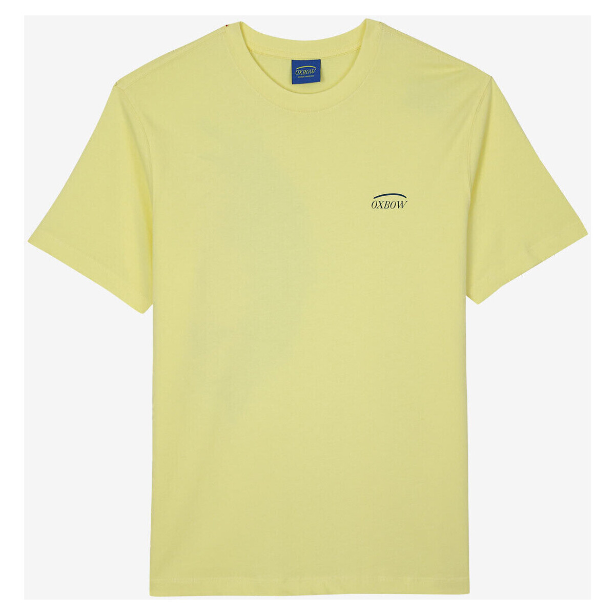 Vêtements Homme T-shirts manches courtes Oxbow Tee shirt manches courtes graphique THRIMP Jaune