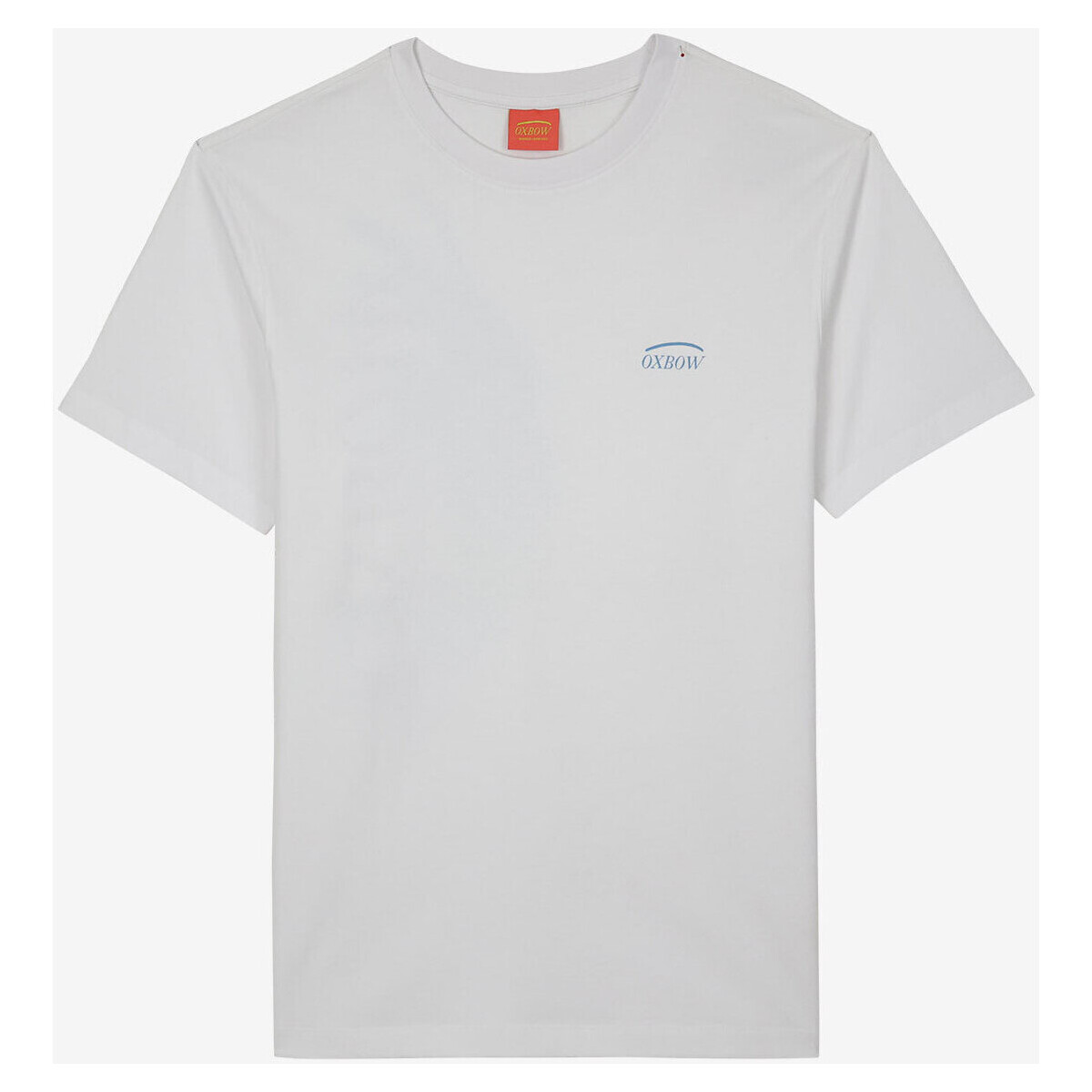 Vêtements Homme T-shirts manches courtes Oxbow Tee shirt manches courtes graphique THRIMP Blanc