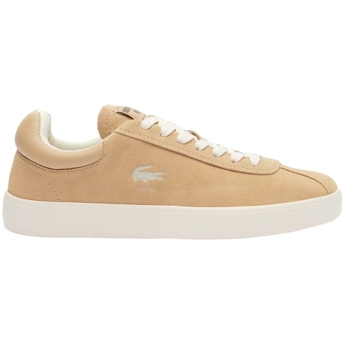 Chaussures Femme Baskets mode Lacoste Baseshot 124 2 SFA - Lt Brown/Off White Beige