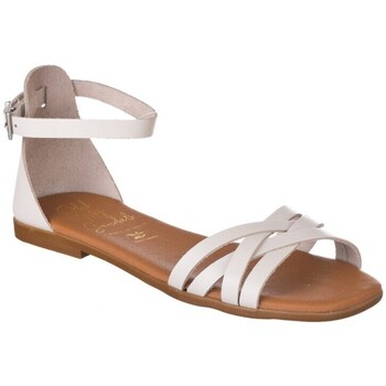 Chaussures Femme Sandales et Nu-pieds Oh My Burgundy Sandals BASKETS  5318 Blanc