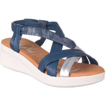 Chaussures Femme Sandales et Nu-slip Oh My Sandals BASKETS  5406 Bleu