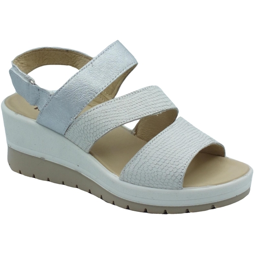 Chaussures Femme Sandales et Nu-pieds IgI&CO 5667411 Nabuk Blanc