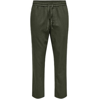 Vêtements Homme Pantalons 5 poches Only & Sons  22024966 Vert