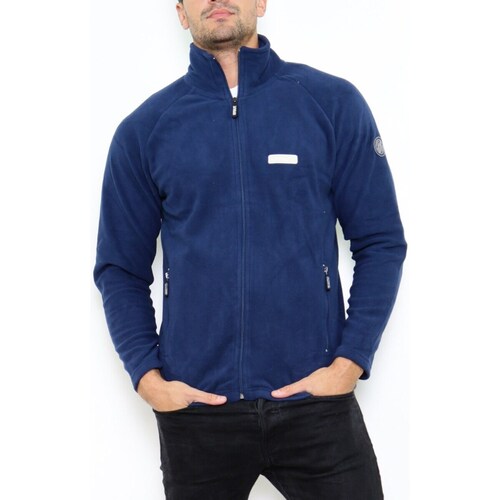 Vêtements Homme Sweats Hopenlife Gilet polaire col montant FLUME bleu marine