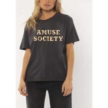 t-shirt amuse society  - t-shirt manches courtes - anthracite 