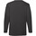 Vêtements Homme T-shirts manches longues Fruit Of The Loom Valueweight Noir