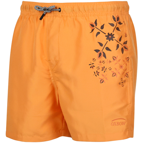 Vêtements Homme Maillots / Lace Shorts de bain Oxbow Volley short graphique VAIPOE Orange