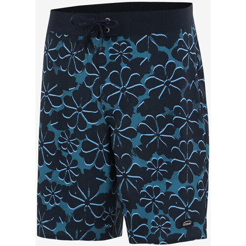 Vêtements Homme Maillots / Shorts de funnel-neck Oxbow Boardshort imprimé teahupoo BORORO Bleu