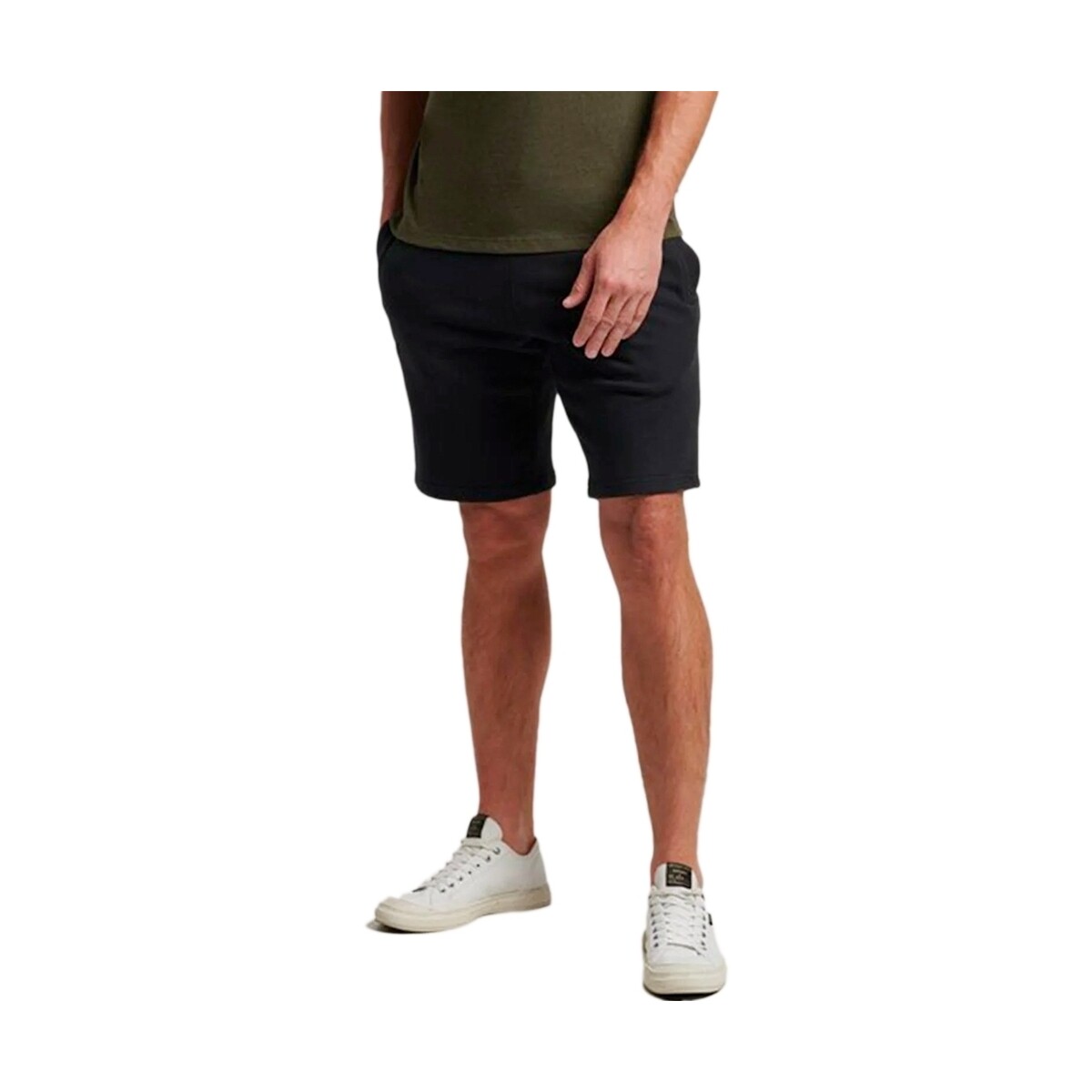 Vêtements Homme Shorts / Bermudas Superdry jersey Essential Noir