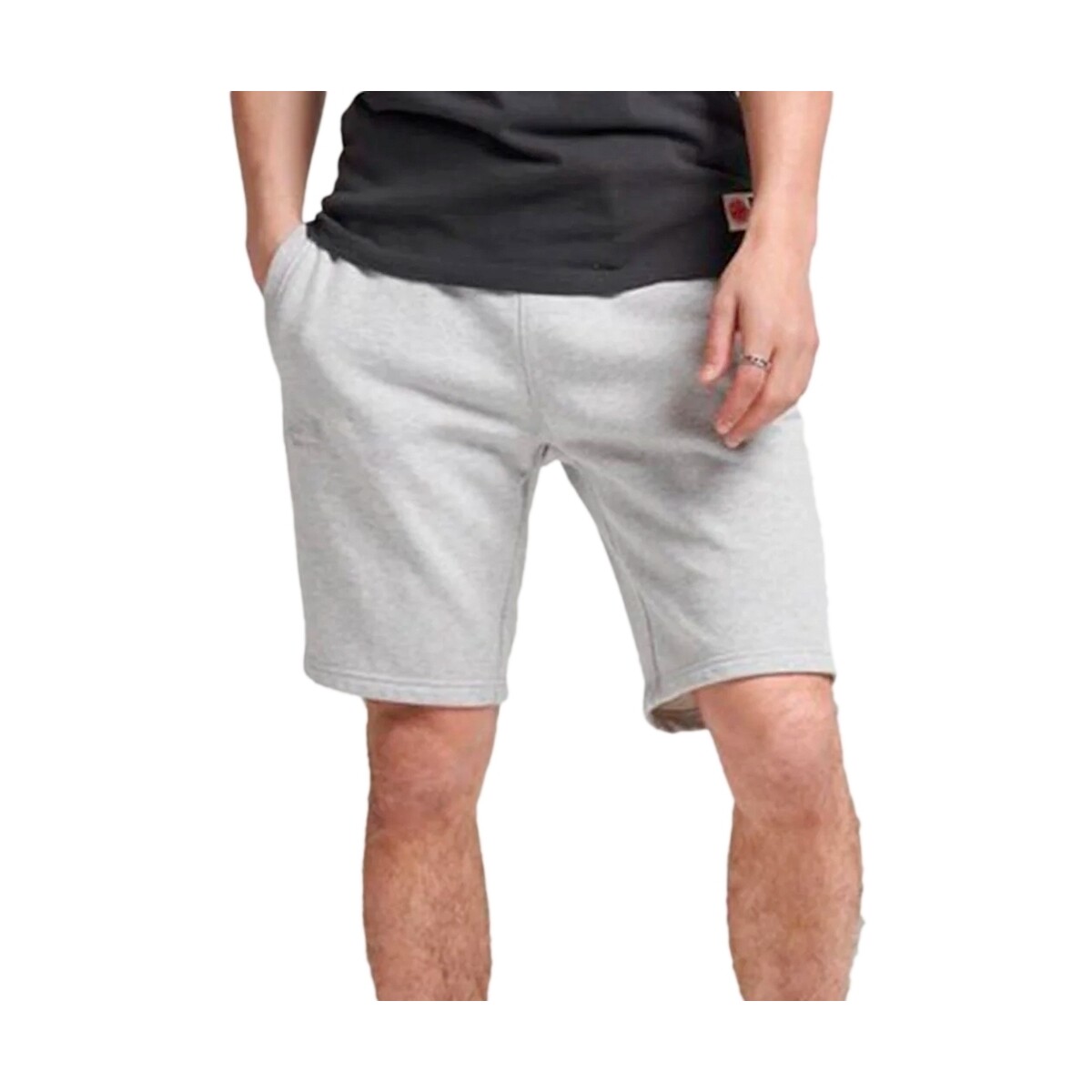 Vêtements Homme Shorts / Bermudas Superdry jersey Essential Gris
