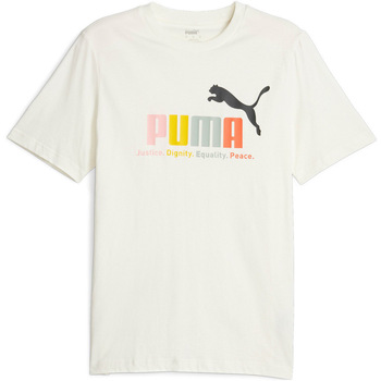 Vêtements Homme Polos manches courtes Puma ESS+ Multicolor Tee Multicolore