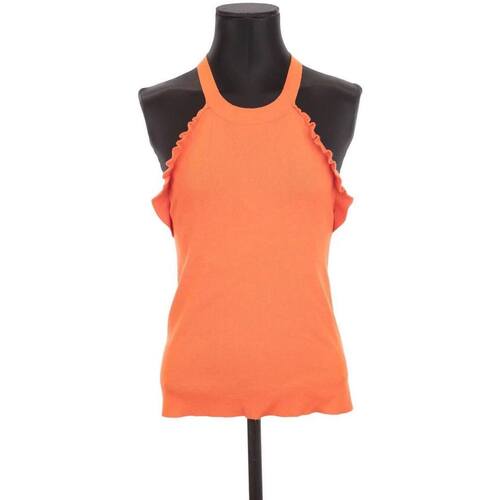 Vêtements Femme Débardeurs / T-shirts sans manche See by Chloé Top orange Orange