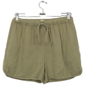 Vêtements Femme Shorts / Bermudas Des Petits Hauts Mini short en coton Kaki