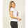 Vêtements Femme T-shirts & Polos Gaudi T-shirt col rond femme  en coton Blanc