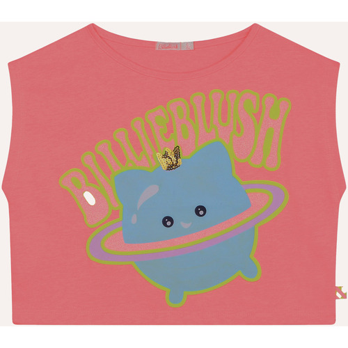 Vêtements Fille Paul & Shark Billieblush T-shirt  fille en coton avec imprimé Violet